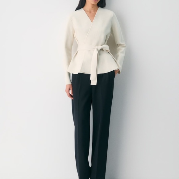 NWT Aritzia Babaton Wrap Sweater (Commuter) - Picture 2 of 7